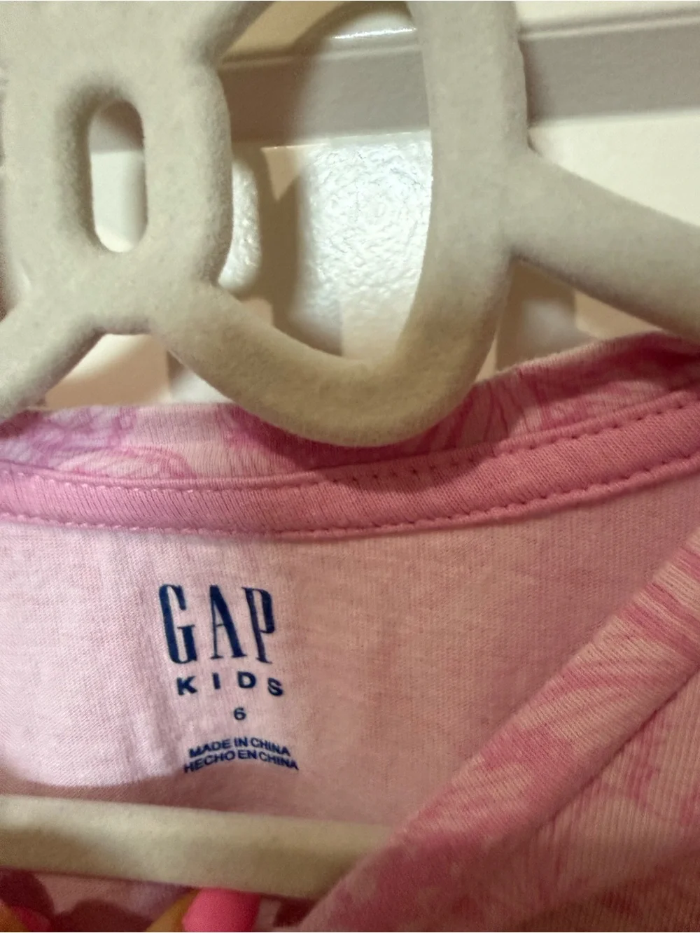 GAP Kids Pink butterfly short sleeve dress